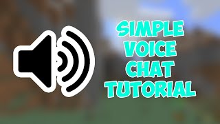 simple voice chat mod tutorial and how to set it up [upl. by Lark]