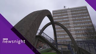 Where are Englands asylum seekers living  BBC Newsnight [upl. by Eecyak]