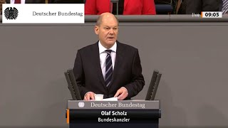 Bundeskanzler Olaf Scholz verspricht „Aufbruch und Fortschritt“ [upl. by Ardnal]