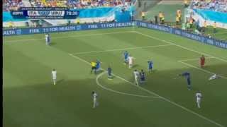 Suarez bites Chiellini in World Cup [upl. by Eenot550]