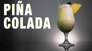 How to Make a Pina Colada  Cocktail Cards [upl. by Anwahsar]