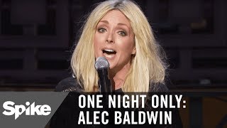 Jane Krakowski Sings an Original Song in Tribute to Alec Baldwin  One Night Only Alec Baldwin [upl. by Lorry]