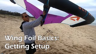 Wing Foil Basics Getting Setup  Duotone Slick [upl. by Sherri]