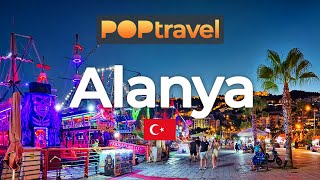 ALANYA Turkey  Evening Tour  4K 60fps UHD [upl. by Airamesor]