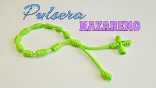 PULSERA de NUDOS FRANCISCANOSNAZARENODECENARIO paso a paso [upl. by Nylyram811]