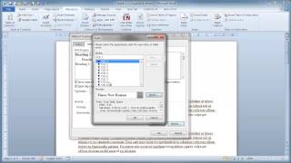 Microsoft Word  Heading formatting and table of contents [upl. by Alvar913]