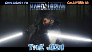 Fans react to The Mandalorian Chapter 13 The Jedi chainreaction careful spoilers [upl. by Llyrat]