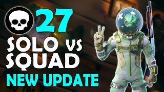 27 KILL  NEW UPDATE SOLO VS SQUAD  DAEQUAN NEW PERSONAL RECORD  Fortnite Battle Royale [upl. by Connelly]