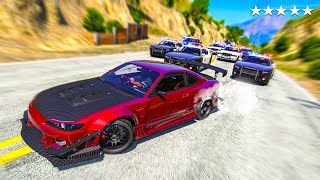 Drifter vs Police In GTA 5 [upl. by Avron583]