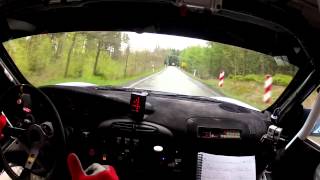 Onboard Porsche GT3 ZeltnerZeltner Sachsen Rallye 2013 Stage 68 HD [upl. by Nyrhtak]