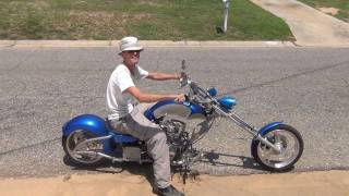 Test Ride  34 Mini Chopper  Resurrection 4 [upl. by Kinata326]