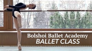 Ballet Class of the Bolshoi Ballet Academy  Moscow Russia  YAGP Partner School [upl. by Eladroc]