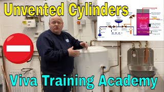 How Unvented Hot Water Cylinder Works  Plumbing Training Video [upl. by Glaudia]