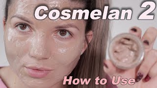 COSMELAN 2 cream How To Use on its own for skin Pigmentation  Step by Step application 2021 [upl. by Valenka298]