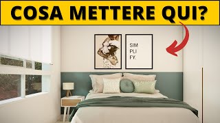 8 Semplici idee per arredare la parete dietro il letto [upl. by Anawik540]