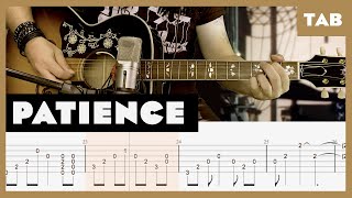 Guns N Roses  Patience  Guitar Tab  Lesson  Cover  Tutorial [upl. by Yrrap]