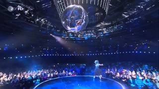 Lindsey Stirling  Crystallize  Violin Dubstep  live with Helene Fischer amp acrobatics Show Germany [upl. by Ltney]