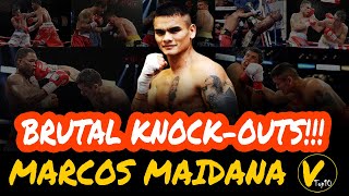 10 Marcos Maidana Greatest Knockouts [upl. by Nnylsaj]