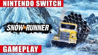 SnowRunner Nintendo Switch Gameplay [upl. by Adiraf]