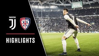 HIGHLIGHTS Juventus vs Cagliari  40  Ronaldo hattrick [upl. by Abra]