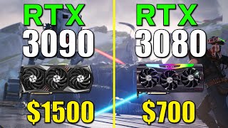 RTX 3080 vs RTX 3090  How Big Is The Difference [upl. by Nnanaej]