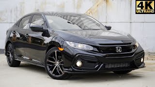 2021 Honda Civic Hatchback Review  A Drivers Hatchback [upl. by Anihtyc369]