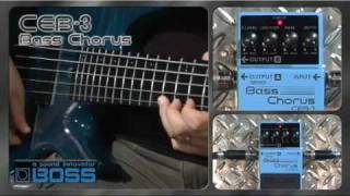 BOSS CEB3 Bass Chorus BOSS Sound Check [upl. by Sudnac802]