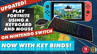 How to play Fortnite with a Keyboard and Mouse on Nintendo Switch Now with keybinds [upl. by Barbuto]