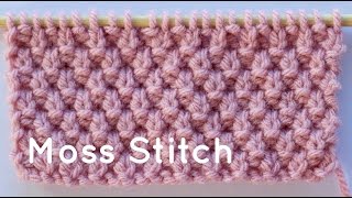 How to Knit the Moss Stitch [upl. by Nabla]