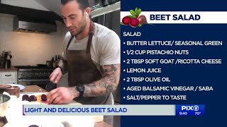 Celebrity Chef Michael Chernow makes a roasted beet salad [upl. by Mcnally]