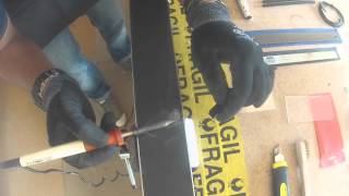 Advanced how to repair the ski snowboard base [upl. by Leiahtan]