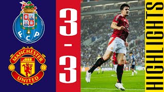 Harry Maguire Goal 901  FC Porto vs Manchester United 33 Highlights  Liga Europa 202425 [upl. by Elagiba]