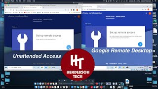 Unattended Remote Access with Google Remote Desktop [upl. by Alben]