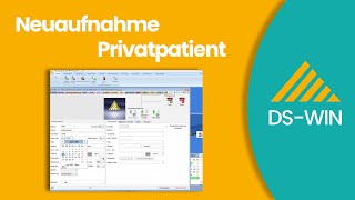 Neuaufnahme Privatpatient bei Dampsoft DSWIN [upl. by Anaiad]