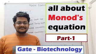 9 Understanding the Monods equation  Bioprocess Technology  Notes and MCQs in description [upl. by Valenta]