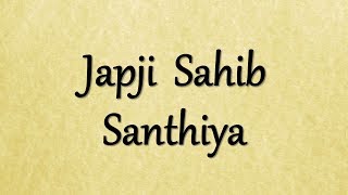 Japji Sahib Santhiya  Bhai Jarnail Singh Damdami Taksal  Read Along  Learn Gurbani [upl. by Fahland]