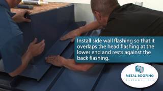 How to flash Metal Roofing Systems Curb Installation [upl. by Annatsirhc724]