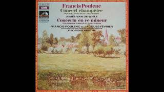 Francis Poulenc  Concert champêtre for harpsichord and orchestra FP 49 192728 [upl. by Erund]