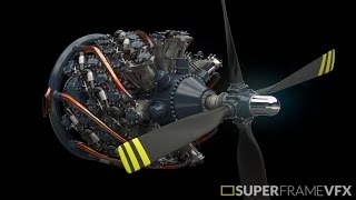 Pratt amp Whitney R4360 Radial Engine [upl. by Areek]