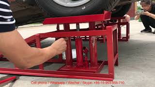 How to use hydraulic car service ramps USD30 per pieceFreight not included [upl. by Auqenahc830]