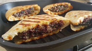 How To Make Arayes  Pita Stuffed With Meat [upl. by Smukler674]