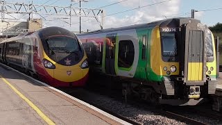 Trains at Milton Keynes Central  030816 [upl. by Celik]