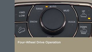 Four Wheel Drive Operation  How To  2019 Jeep Grand Cherokee [upl. by Otir589]