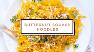 How to Make Butternut Squash Noodles [upl. by Leahcimluap612]