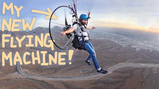 Flying The MOST AFFORDABLE Paramotor in the World [upl. by Ellimak617]