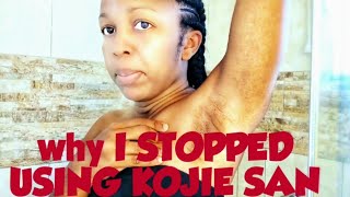 why I STOPPED USING KOJIE SAN  KOJIC ACID SOAP  SKIN LIGHTENING SOAP  CAKE SOAP  Sacha Bloom [upl. by Hoo455]