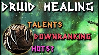 Druid Healing  Downranking  Specs  Gearing  Classic WoW [upl. by Miriam]