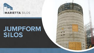 Concrete Silo Construction Methods  Jumpform Silos [upl. by Ogait]