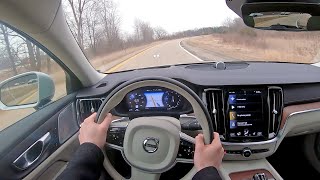 2020 Volvo V60 Cross Country T5  POV Test Drive Binaural Audio [upl. by Cassilda]