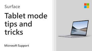 Navigate and get the most of Tablet mode  Microsoft  Windows 10  Surface [upl. by Dylan]